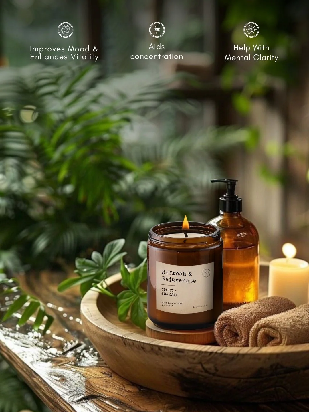 Refresh & Rejuvenate | Aromatherapy Scented Candles - Image 5