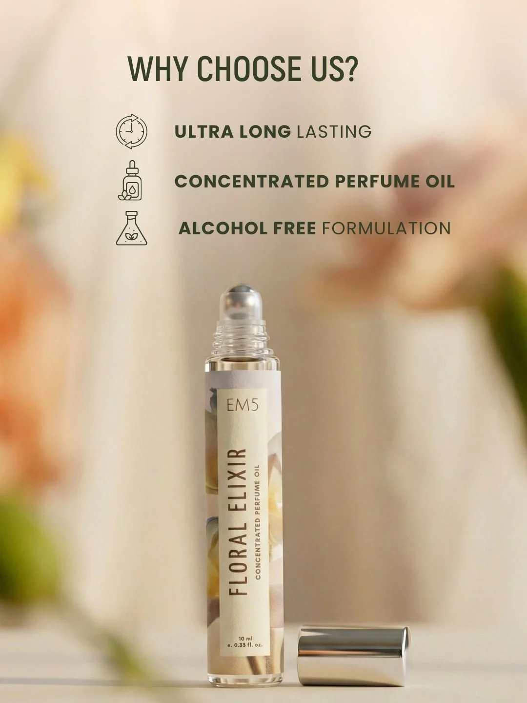 Floral Elixir Perfume Roll-On - Image 6