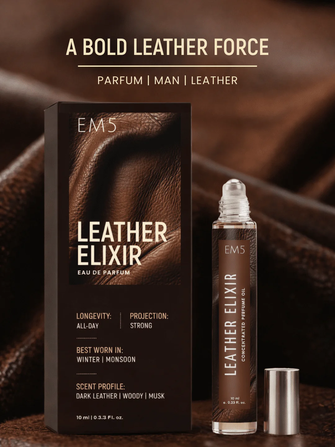 Leather Elixir Perfume Roll-On - Image 4