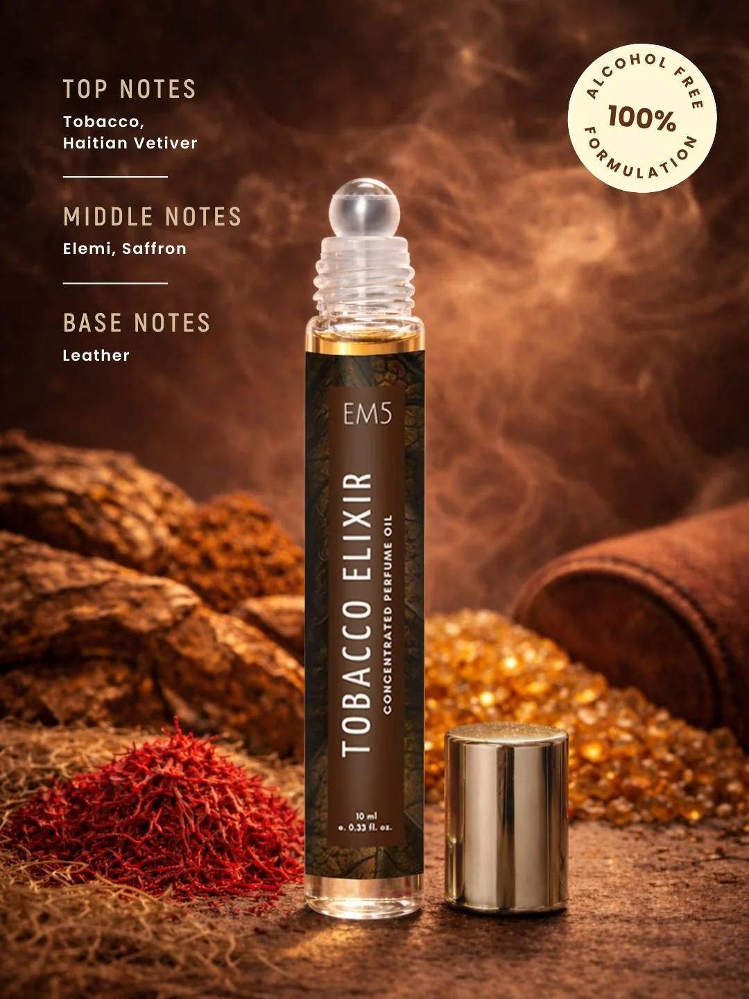 Tobacco Elixir Perfume Roll-On - Image 3